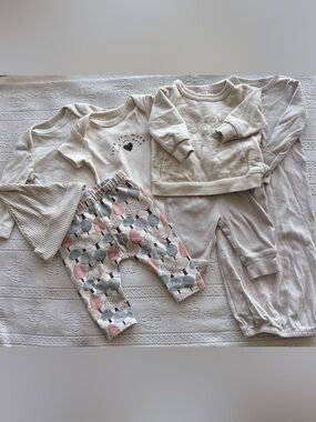 Soft Neutral Baby Bundle | Zara + Carter’s Love You Set 0–3m